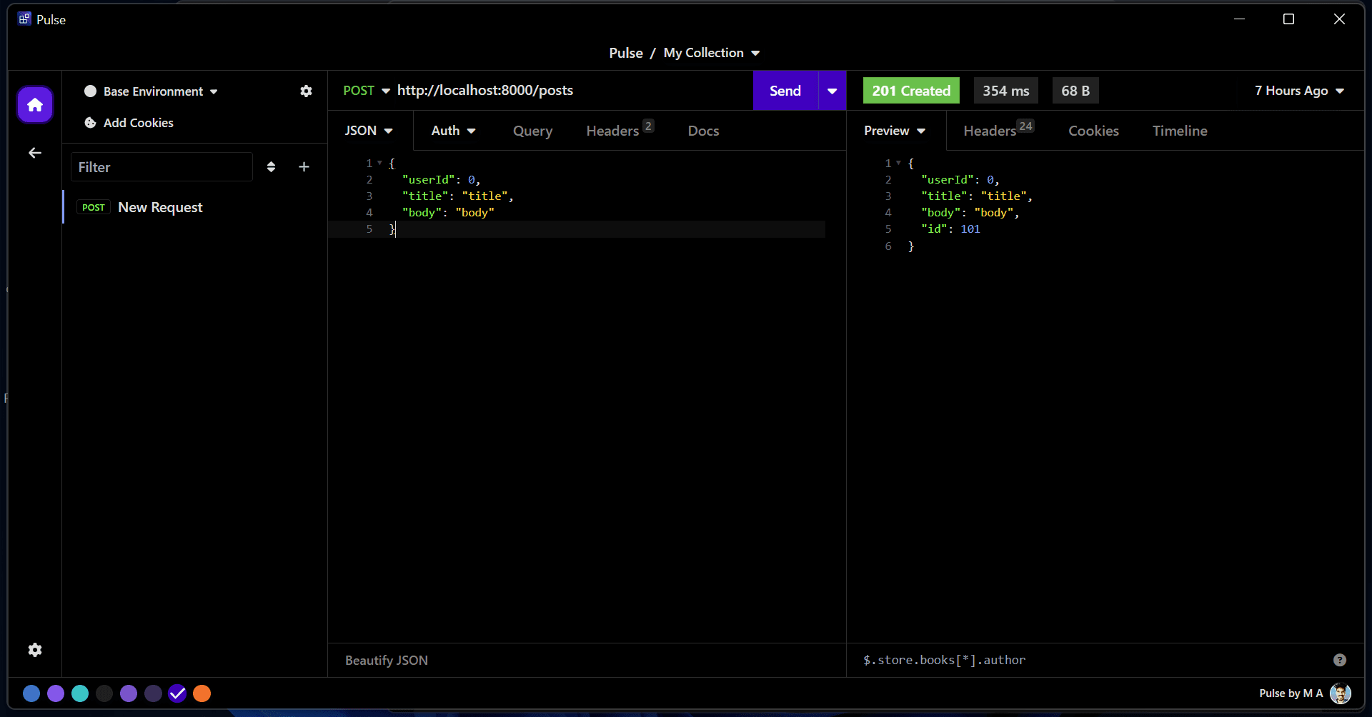 Dev Tools: Desktop App | Pulse API Client